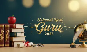 Gambar Ucapan Hari Guru 2025/Gemini AI