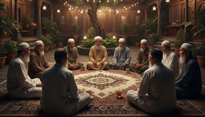 ilustrasi sholawat (created by AI)