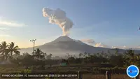 Gunung Lewotobi Laki-Laki Bergejolak, Alami 2 Kali Erupsi Jumat Pagi