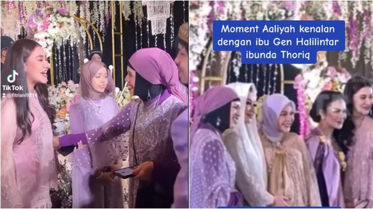 6 Potret Akrab Aaliyah Massaid dan Ibu Thariq Halilintar, Bercengkerama Hangat