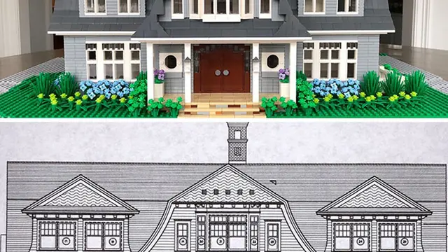 Seniman Ini Buat Replika Rumah dengan LEGO, 5 Hasilnya Mirip Banget