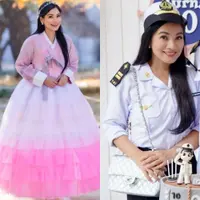 Lihat di sini beberapa potret Titi Kamal dalam berbagai kostum.