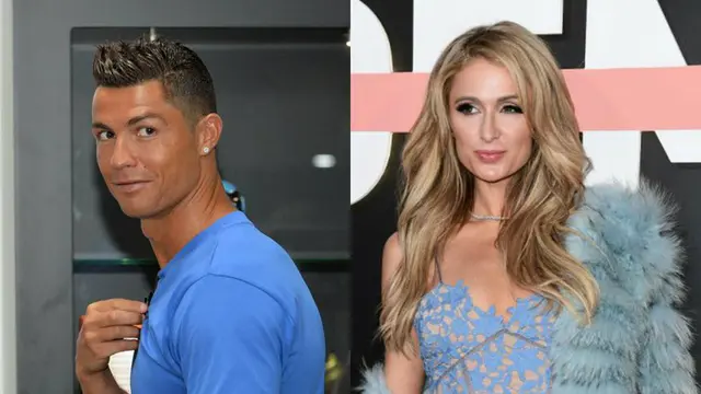 [Bintang] Paris Hilton dan Christiano Ronaldo
