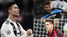 Dengan absen nya Ronaldo pada dua pertandingan terakhir di Serie A membuat pemain 34 tahun tersebut gagal menambahkan pundi-pundi gol. Akibatnya raihan gol kapten timnas Portugal tersebut semakin tertinggal oleh para kompatriotnya. (Kolase Foto AFP)