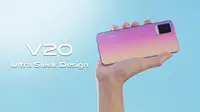 Tampilan Vivo V20 yang siap diluncurkan di Indonesia. (Dok. Vivo)