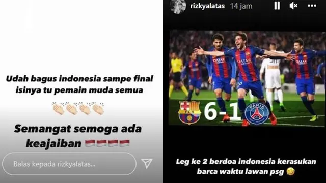 Kalah Telak, 6 Artis Ini Beri Ucapan Semangat ke Pemain Timnas Indonesia