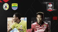 Piala Menpora 2021: Duel Ega Rizky vs Made Wirawan. (Bola.com/Dody Iryawan)