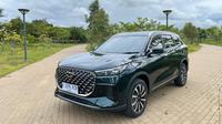 Chery Tiggo 8 CSH siap meramaikan pasar otomotif nasional. (Liputan6.com / Septian Pamungkas)