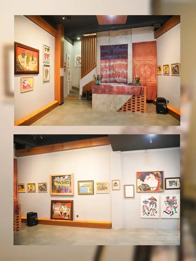 6 Potret Luna Maya Gelar Pameran Seni Karya Mendiang Ayah dan Kakaknya di Bali