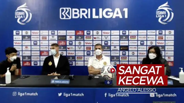 VIDEO BRI Liga 1: Pelatih Persija Jakarta, Angelo Alessio Sangat Kecewa dengan Hasil Imbang Melawan PSIS Semarang