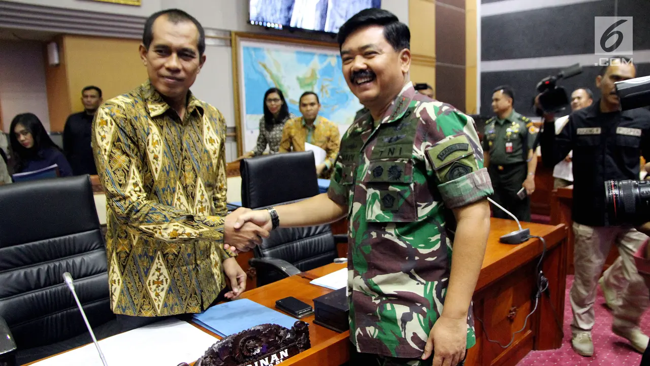 Bahas Sektor Pertahanan, Menhan dan Panglima TNI Rapat Dengan Komisi I DPR