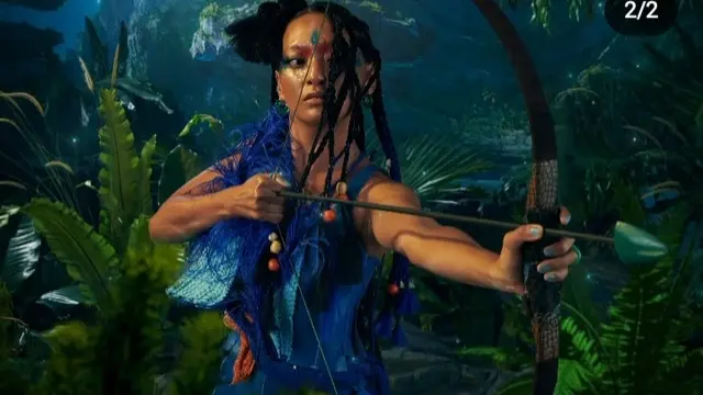 Potret artis Indonesia bertema Avatar The Way of Water (Foto: Instagram Asmara Abigail)