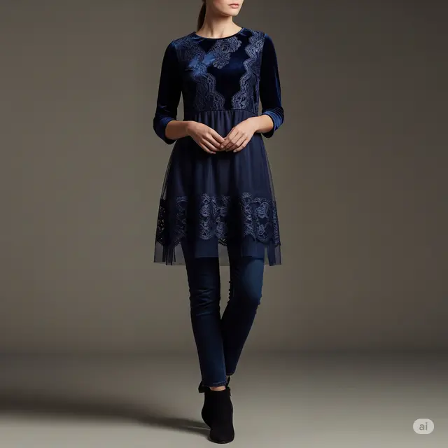 9 Model Baju Tunik Brokat Modern Terbaru 2025: Elegan dan Modern