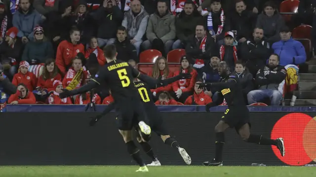 Lautaro Martinez 2 Gol, Inter Milan Bungkam Slavia Praha 3-1