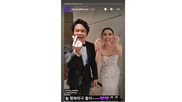 Sempat Ditunda, Ini 6 Momen Resepsi Pernikahan Calvin Jeremy dan Novia Santoso