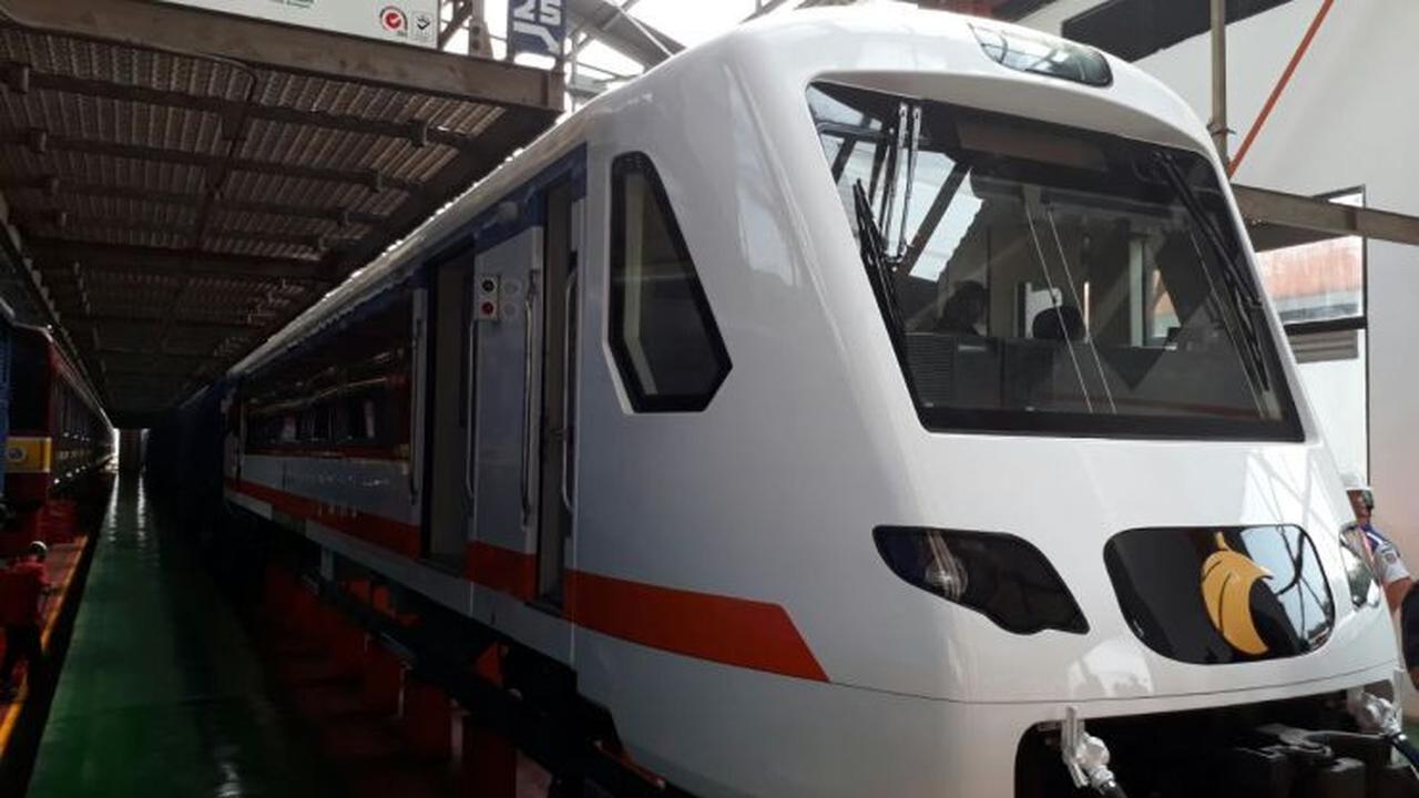 Penampakan Kereta Bandara (Ilyas/Liputan6.com)