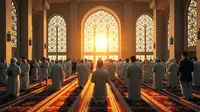 pantun sholat ©Ilustrasi dibuat Stable Diffusion