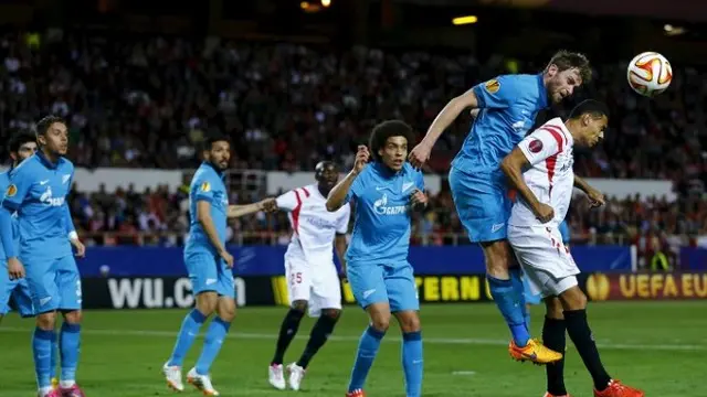 Sevilla lolos dramatis setelah menahan imbang tuan rumah Zenit St Petersburg 2-2