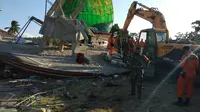 Detik-Detik Korban Diselamatkan dari Masjid Roboh Akibat Gempa Lombok