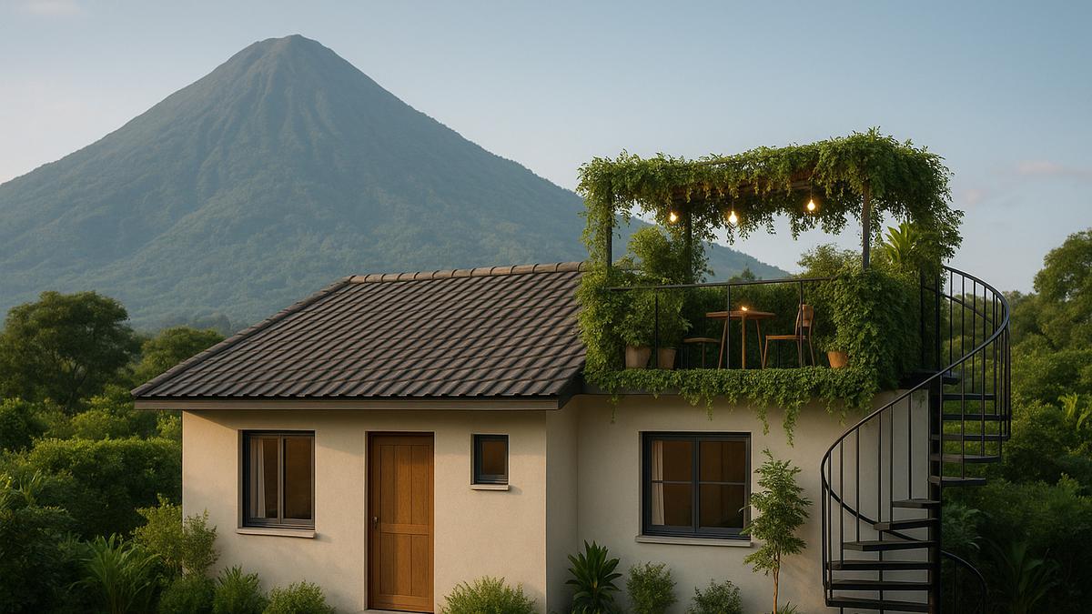 7 Model Rumah Sederhana 1 Lantai di Belakang Gunung, Ada Rooftop Buat Ngopi Santai