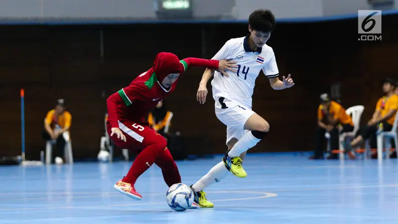 Lawan Thailand, Tim Futsal Putri Indonesia Bermain Imbang