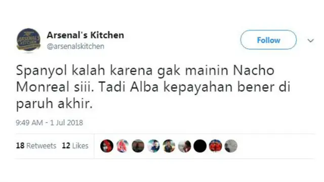 Kekalahan tim yang dilatih oleh Fernando Hierro ini mengundang beragam reaksi dari para pecinta sepak bola.