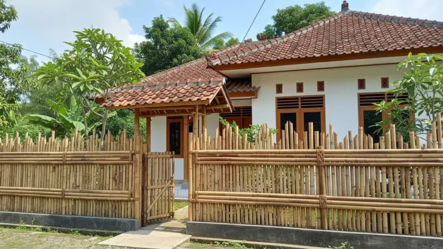Model Pagar Rumah Desa