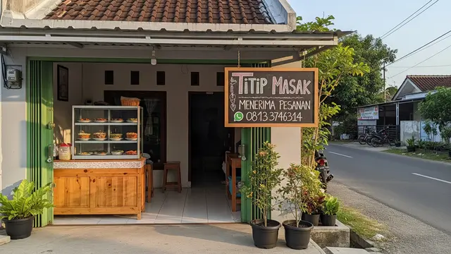 Ide Warung Rumahan Modal Kecil yang Cocok di Kota Kecil/ Ilustrasi AI