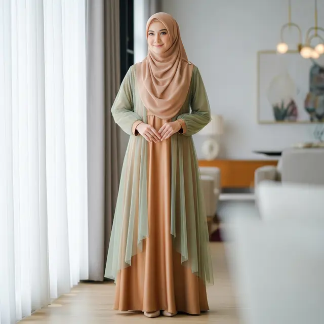9 Kombinasi Warna Tile dan Satin untuk Baju Lebaran 2026, Elegan di Hari Raya