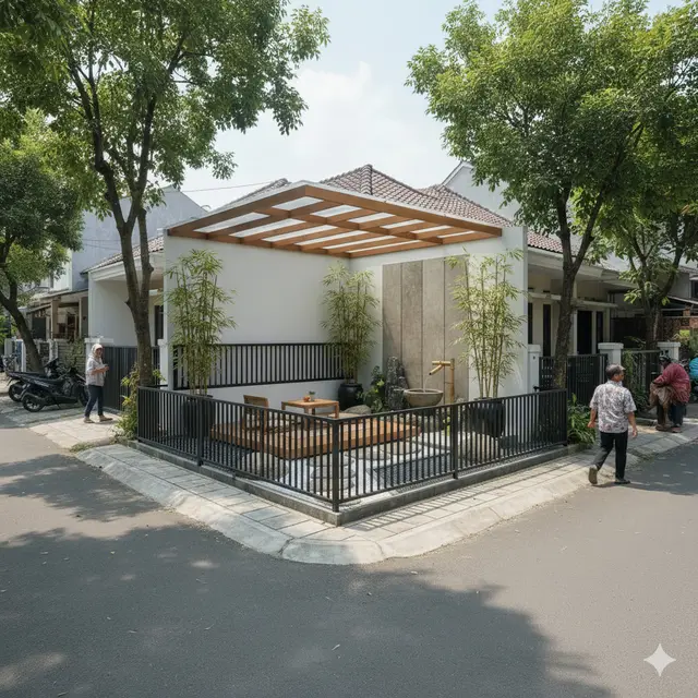 Desain Teras Rumah Hook Estetik
