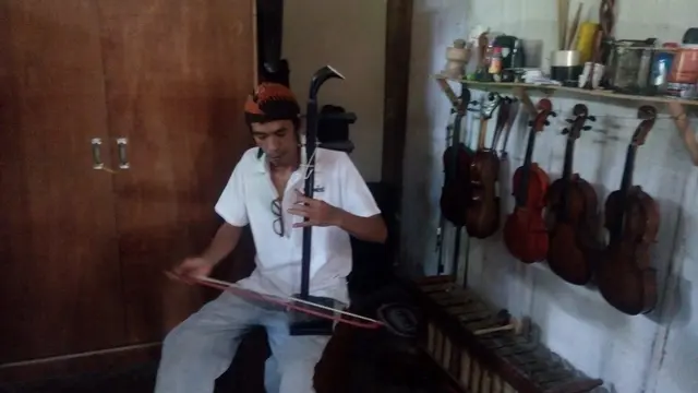 Tidak hanya biola alat musik lainnya jug mamu dibuatnya seperti Erhu