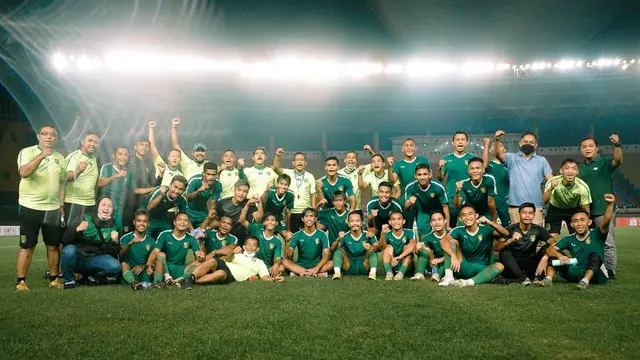 5 Potret Latihan Persebaya Surabaya Jelang Lawan Persik Kediri di Piala Menpora 2021