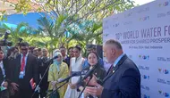 Ketua DPR RI Puan Maharani menyoroti ancaman krisis air yang seakan dilupakan, ketika banyak mata saat ini lebih fokus pada konflik geopolitik beberapa negara yang tengah terjadi.