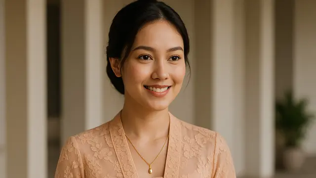 Rekomendasi Kalung Emas untuk Kebaya