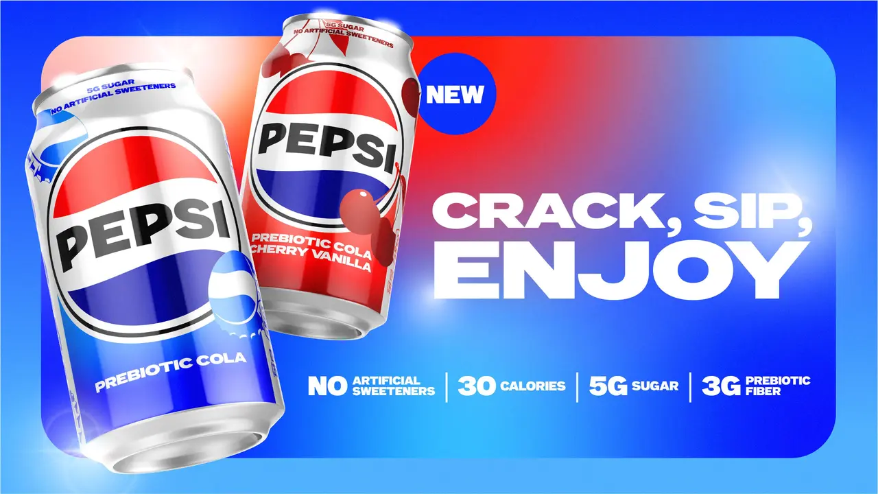 Pepsi Launch Its Official Prebiotic Cola! Here's What to Know