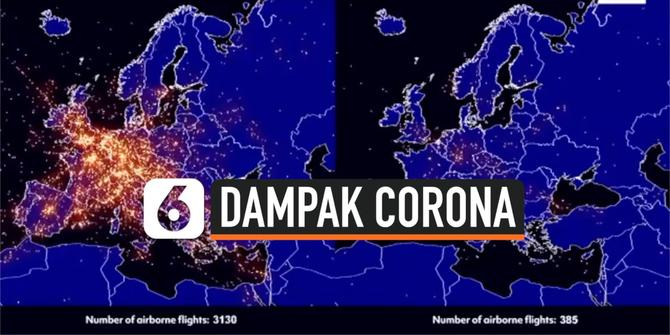 VIDEO: Lihat, Corona Pukul Telak Penerbangan Dunia