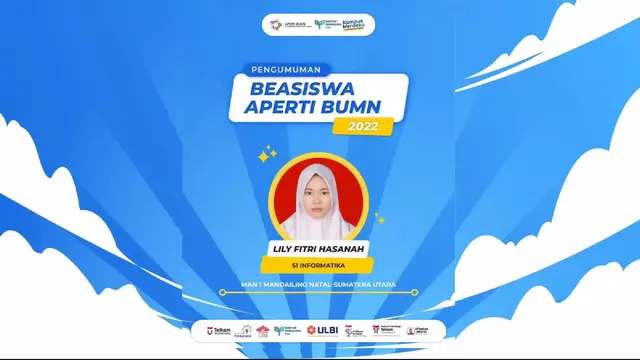 Aliansi Perguruan Tinggi Badan Usaha Milik Negara (APERTI BUMN) mengumumkan 47 nama penerima Beasiswa APERTI BUMN.