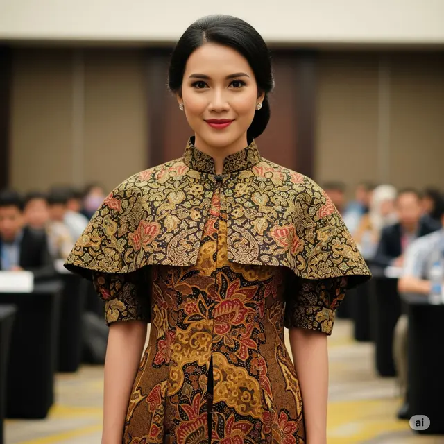 Blouse Kerah Shanghai + Brokat