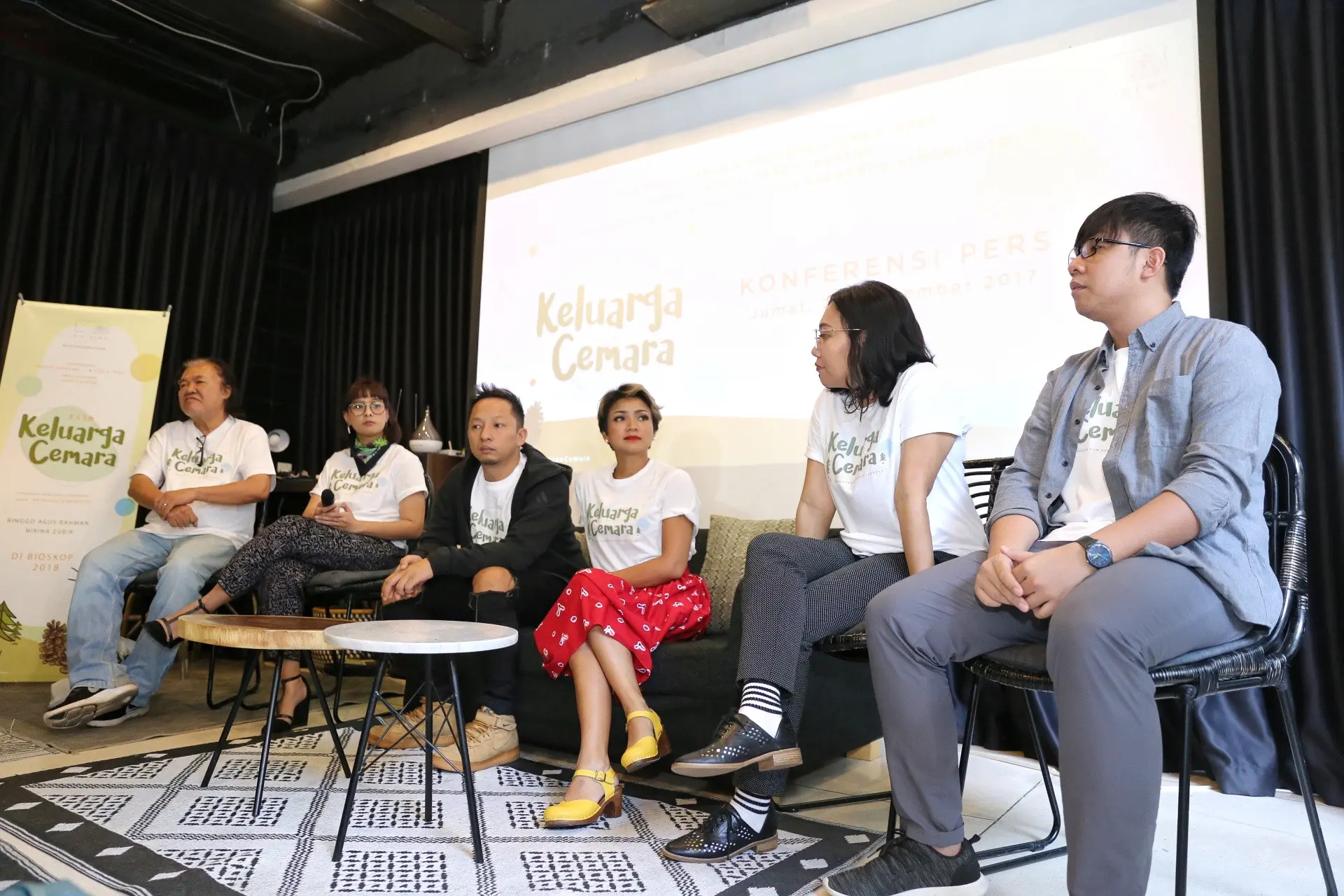 Preskon film Keluarga Cemara (Adrian Putra/bintang.com)