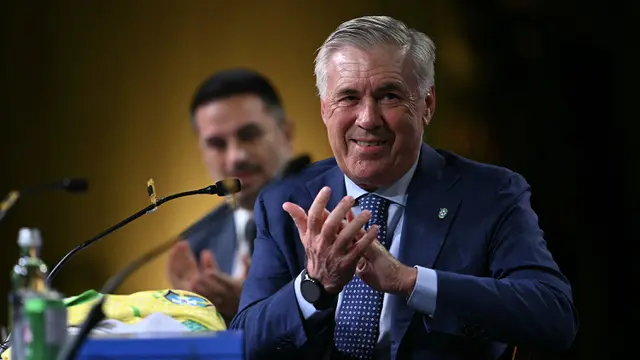 Foto: Perkenalan Carlo Ancelotti sebagai Pelatih Anyar Brasil