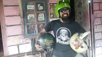 gung's helm retro buat helm bertema unik