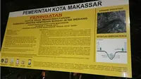 Kawasan lindung Sempadan Sungai Jeneberang dilalap jago merah. (Liputan6.com/Ahmad Yusran)