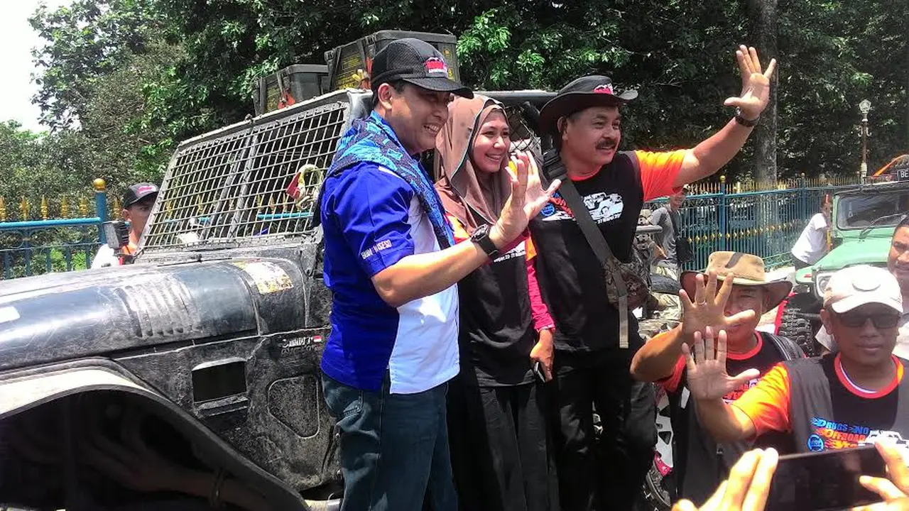 Offroad, Cara Buwas Kampanye Anti-Narkoba di Bogor