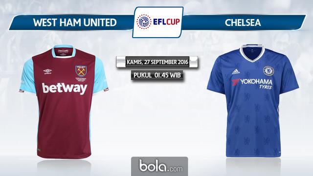 Piala Liga Inggris_West Ham United vs Chelsea (Bola.com/Adreanus Titus)