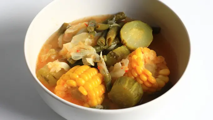 Ilustrasi sayur asam