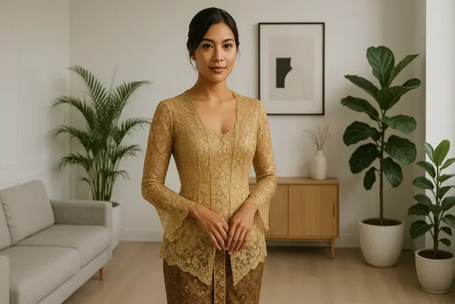 7. Warna Gold atau Champagne untuk Tampil Glamor