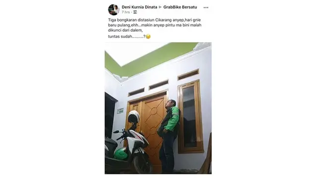 Status Kocak Driver Ojek Online Ini Bikin Ketawa Geli