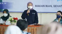 Direktur Jenderal Penguatan Daya Saing Produk Kelautan dan Perikanan (PDSPKP), Artati Widiarti di Jakarta, Rabu (27/4/2022).