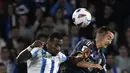 Real Madrid berhasil mengalahkan Real Sociedad dengan skor 1-0. (Ander Gillenea / AFP)