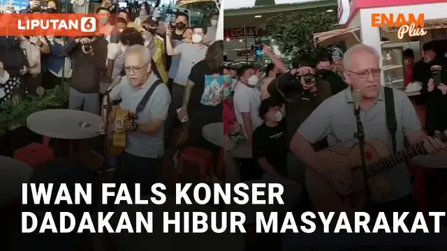 VIDEO: Berikan Kejutan ke Pengunjung Mall, Iwan Fals Konser Dadakan Hibur Masyarakat